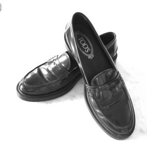 Tods Penny Loafers - Women’s (black 38.5)